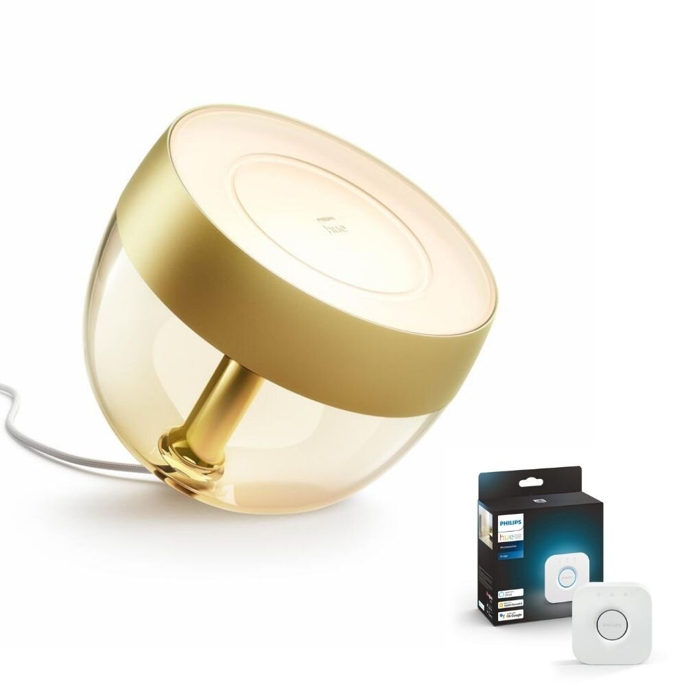 Philips Hue Bluetooth White Ambiance LED Tischleuchte Iris Special Edition günstig online kaufen