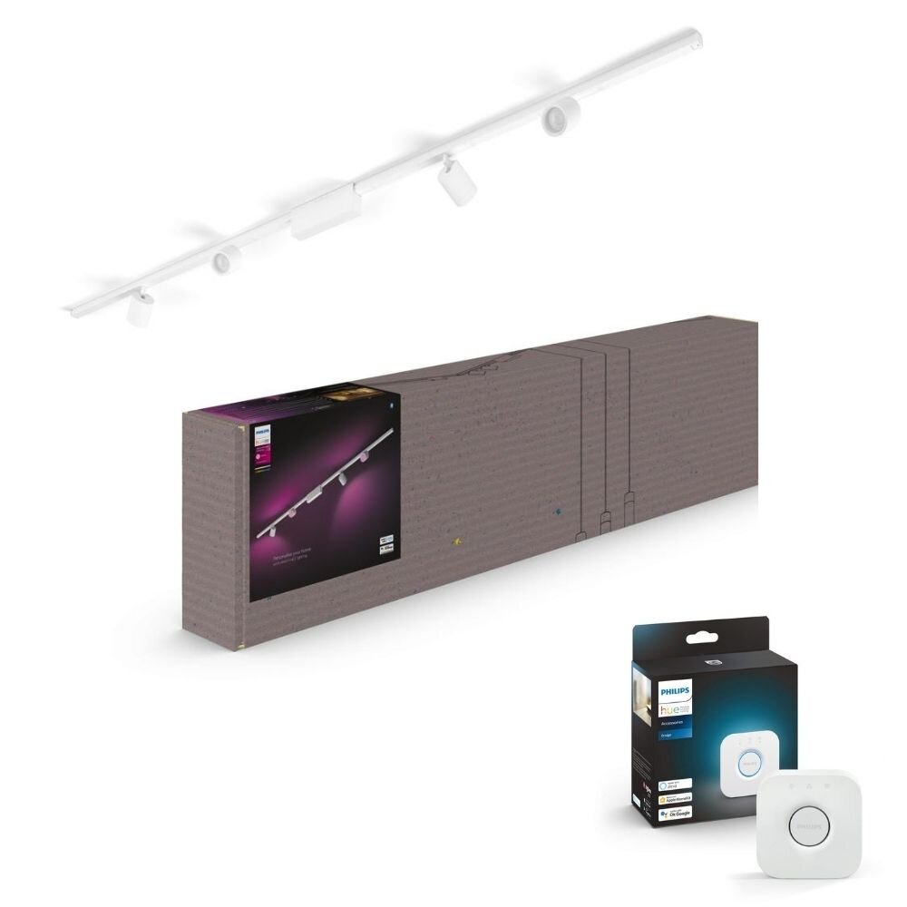 Philips Hue Bluetooth White & Color Ambiance Schienensystem Perifo Spot in günstig online kaufen