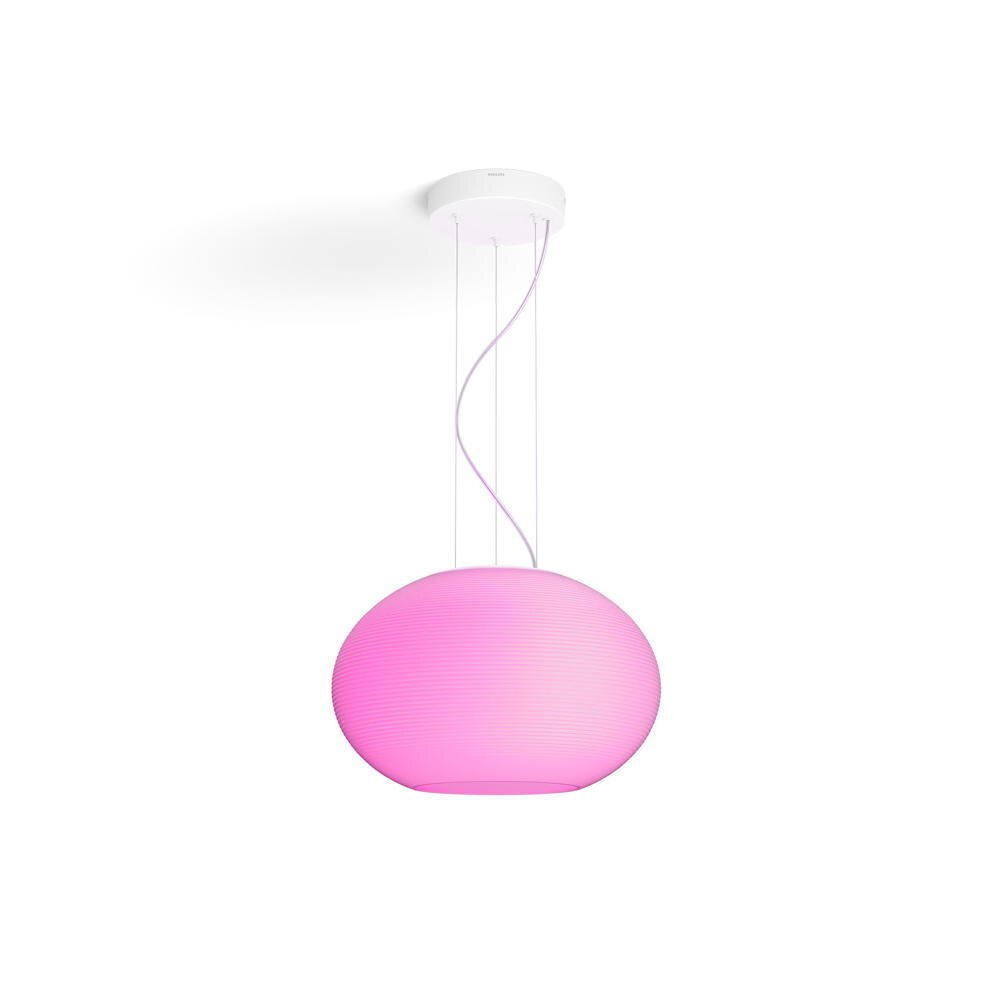 Philips Hue Bluetooth White & Color Ambiance Pendelleuchte Flourish in Weiß günstig online kaufen