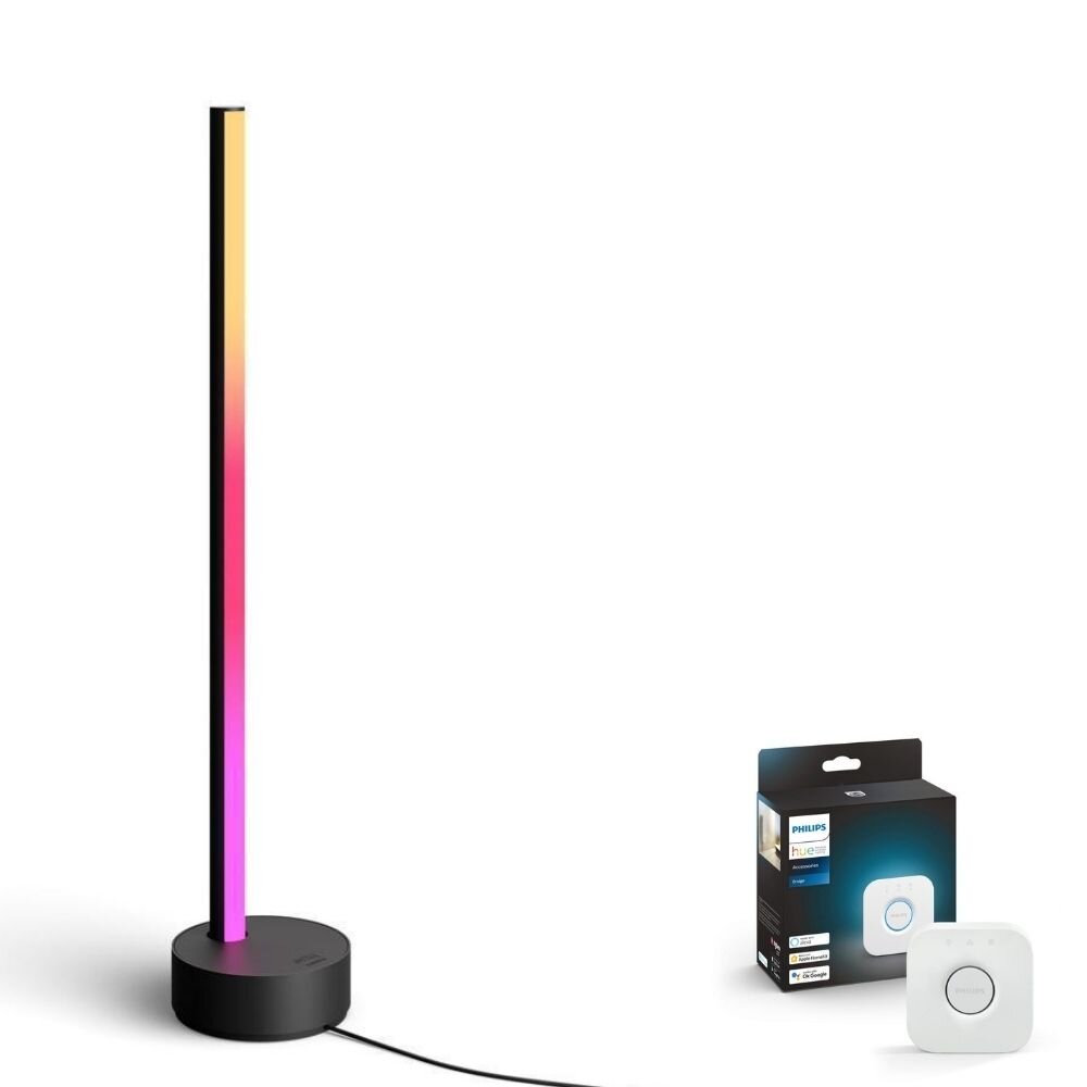 Philips Hue Bluetooth Gradient Tischleuchte Signe in Schwarz 12W 1040lm ink günstig online kaufen