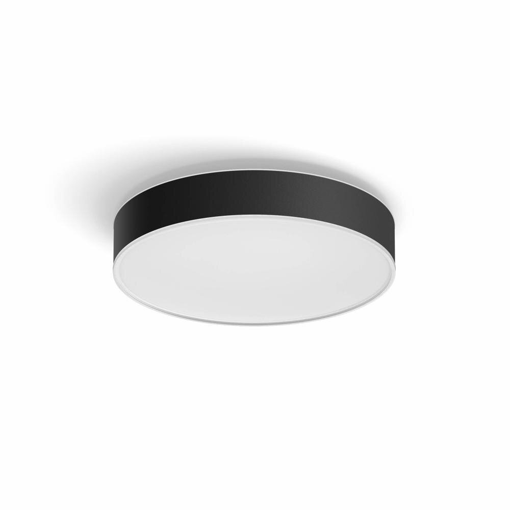 Philips Hue Bluetooth White Ambiance LED Deckenleuchte Enrave in Schwarz 19 günstig online kaufen