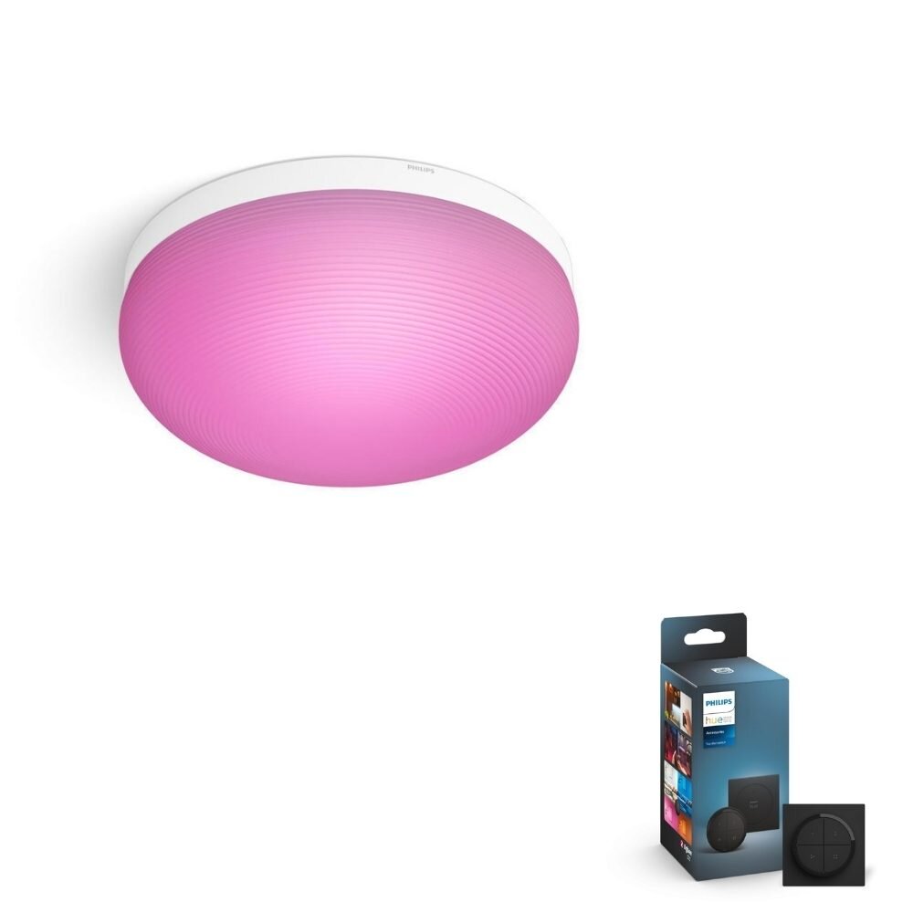 Philips Hue Bluetooth White & Color Ambiance Deckenleuchte Flourish in Weiß günstig online kaufen