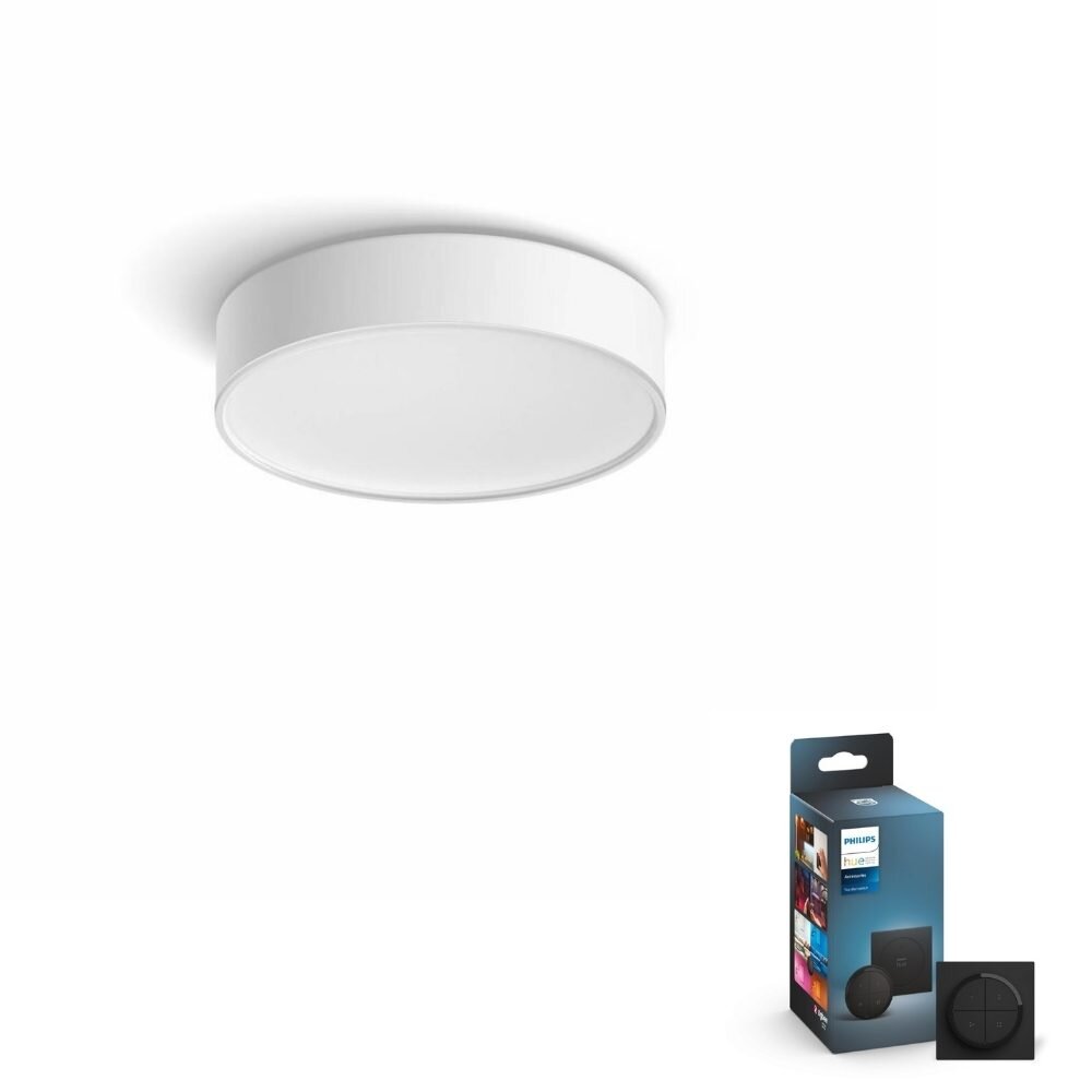 Bluetooth popular White Ambiance Deckenleuchte Fair in Schwarz 25W 2900lm