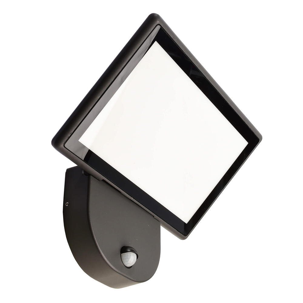 LED Wandleuchte Alkes L Motion in Dunkelgrau 36W 1720lm IP65 mit Bewegungsmelder