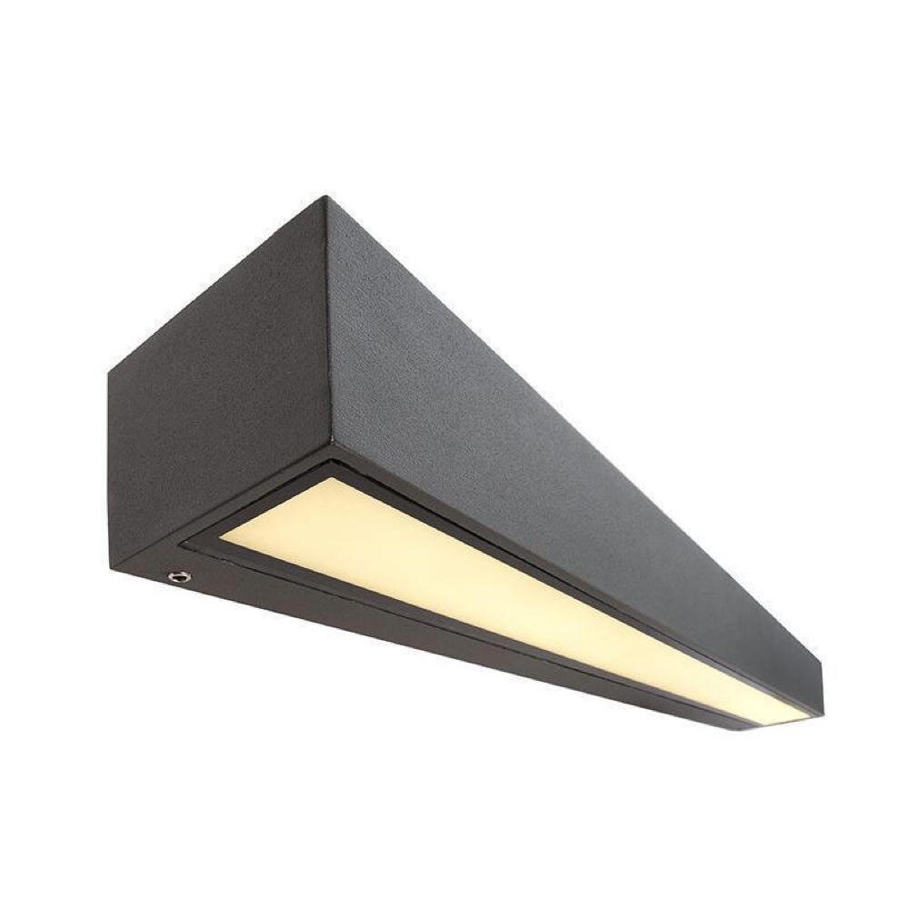 LED Wandleuchte Linear II in Dunkelgrau 20W 1760lm IP65