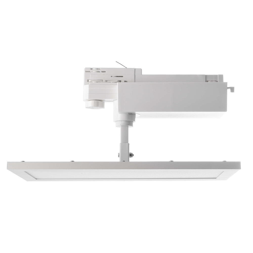 LED 3-Phasen Schiensystem Panel Track Light in Verkehrsweiß 20W 2200lm 4000 günstig online kaufen