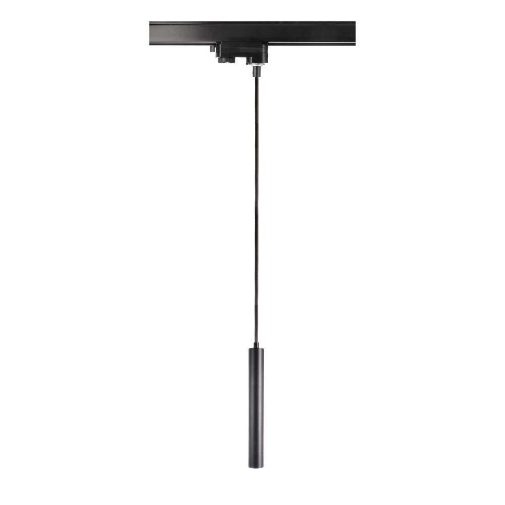 LED 3-Phasen Schienensystem Pendelleuchte Slim in Schwarz 5W 500lm günstig online kaufen