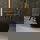 RINGO-Living Couchtisch Mele in Schwarz aus Metall 2er-Set 450x400mm
