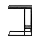 RINGO-Living Beistelltisch Keahi in Schwarz aus Mangoholz 620x350x500mm