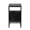 RINGO-Living Beistelltisch Keahi in Schwarz aus Mangoholz 620x350x500mm