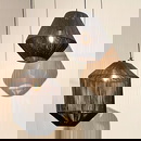 famlights | Pendelleuchte Hjördis in Schwarz aus Jute E27