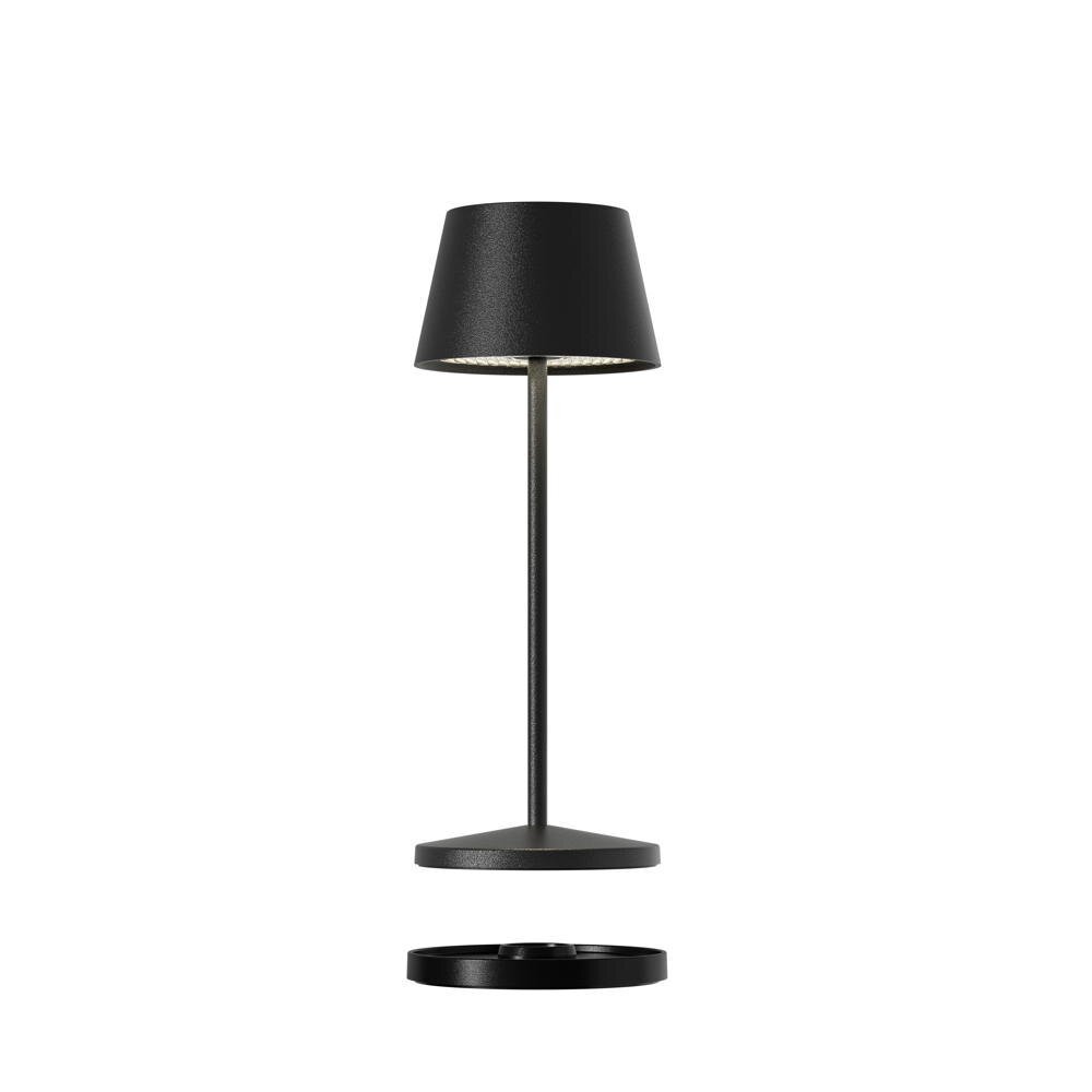 LED Akku Tischleuchte Seoul Micro in Schwarz 2,3W 252lm IP65 günstig online kaufen