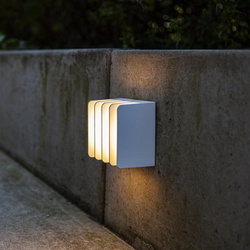 LED Wandleuchte Gridy in Weiß 14,5W 700lm IP54