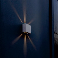 LED Wandleuchte Gemini Beams in Weiß-matt 2x 5W...