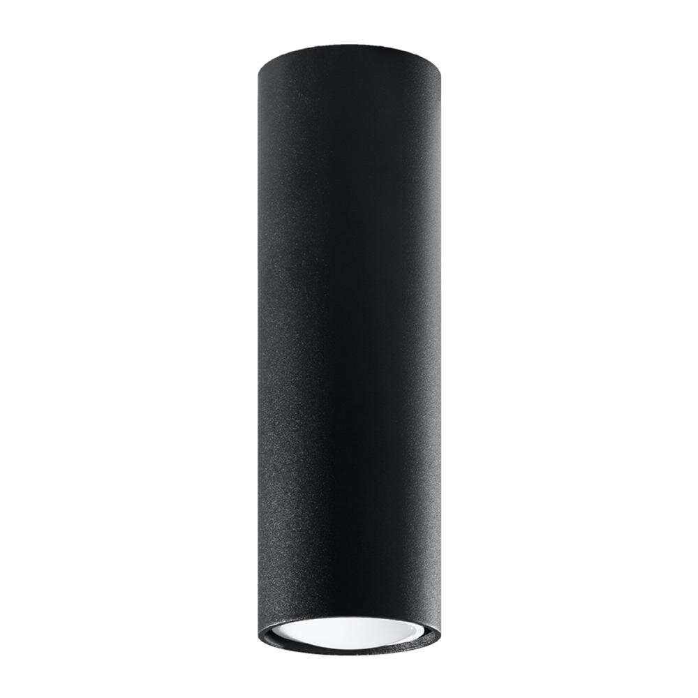 famlights | Deckenspot Lale in Schwarz GU10 200mm