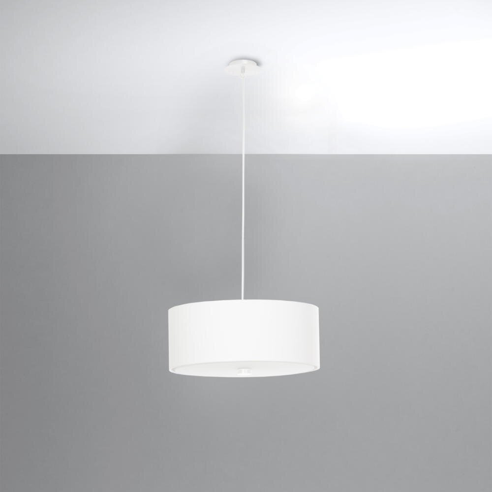 famlights | Pendelleuchte Sole in Weiß E27 3-flammig 120x300mm günstig online kaufen