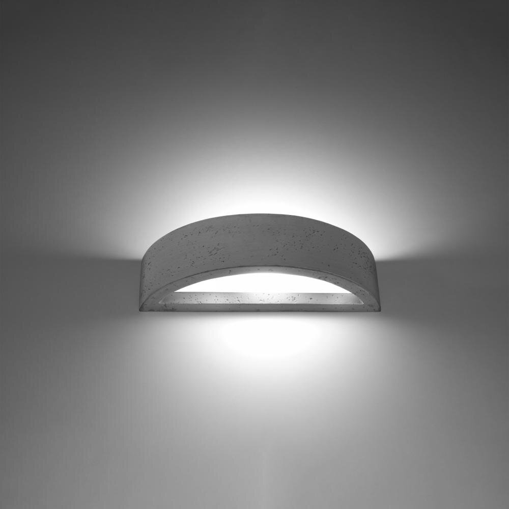 famlights | Wandleuchte Arno in Beton E27