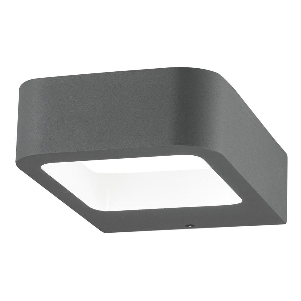 LED Wandleuchte Acqua in Dunkelgrau 5W 280lm IP54