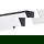 LED Wandleuchte Keen in Schwarz 12W 1080lm IP65 180x90mm