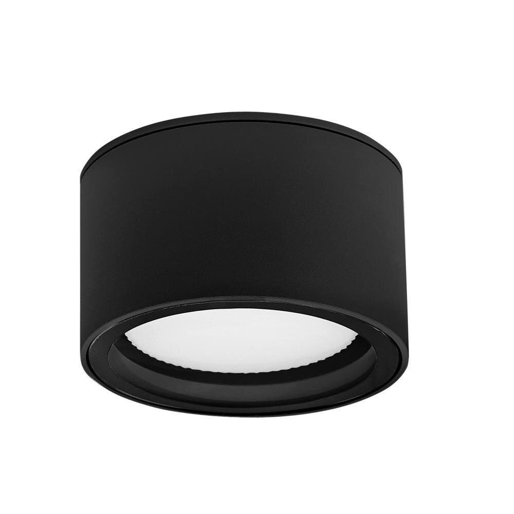 LED Deckenleuchte Focus in Schwarz 7W 423,8lm GX53 IP54