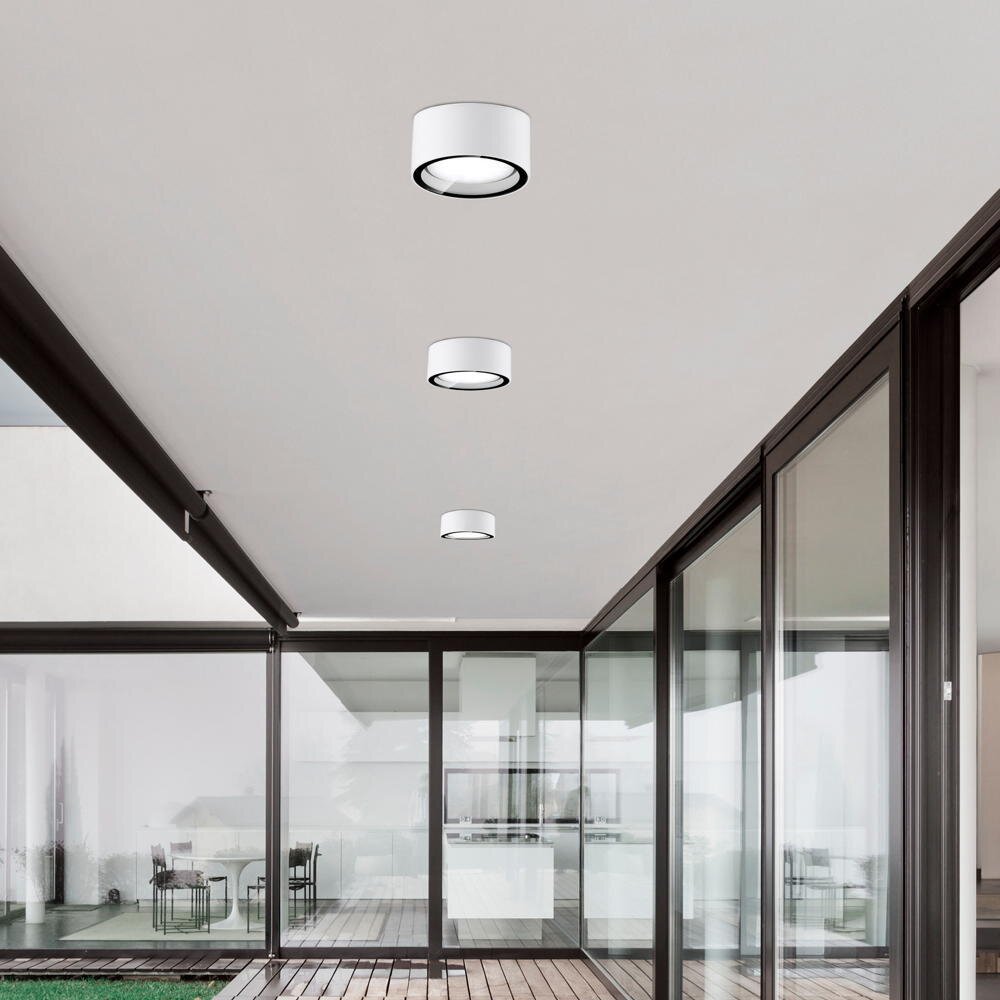 LED Deckenleuchte Focus in Weiß 7W 423,8lm GX53 IP54 günstig online kaufen
