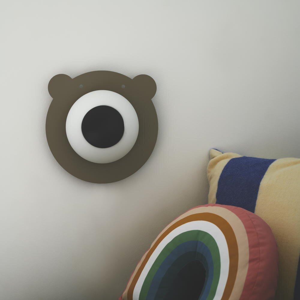 Wandleuchte Bruna Bear mit Kabel und Stecker günstig online kaufen