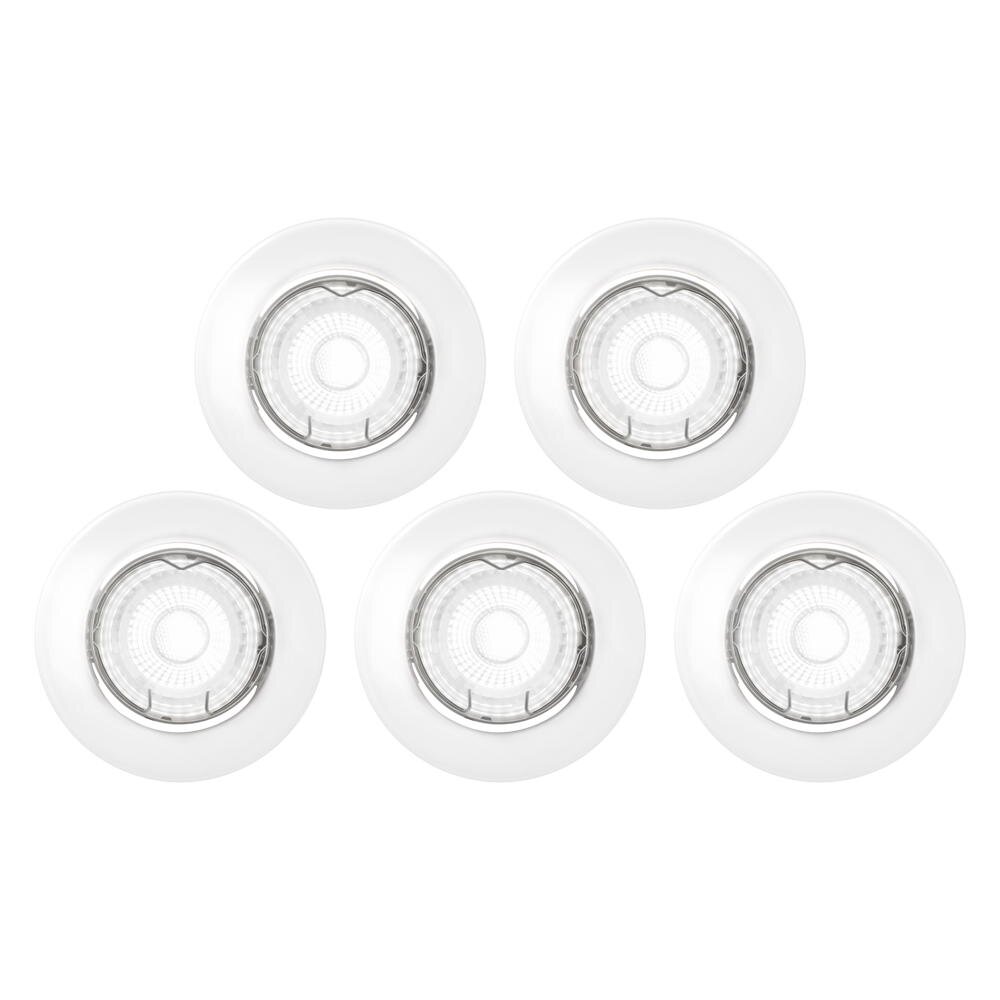 LED Einbaustrahler Canis in Weiß 5x 4,7W 1725lm GU10 5-flammig 6500K günstig online kaufen