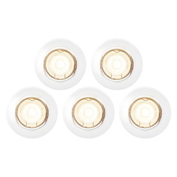 LED Einbaustrahler Canis 5x 4,7W 1725lm GU10 5-flammig