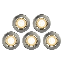 LED Einbaustrahler Canis 5x 4,7W 1725lm GU10 5-flammig