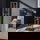 famlights | Stehleuchte Mio in Altsilber und Rauchglas E27 3-flammig
