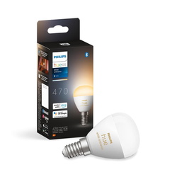 Philips Hue White Ambiance LED E14 Kugel in Weiß...