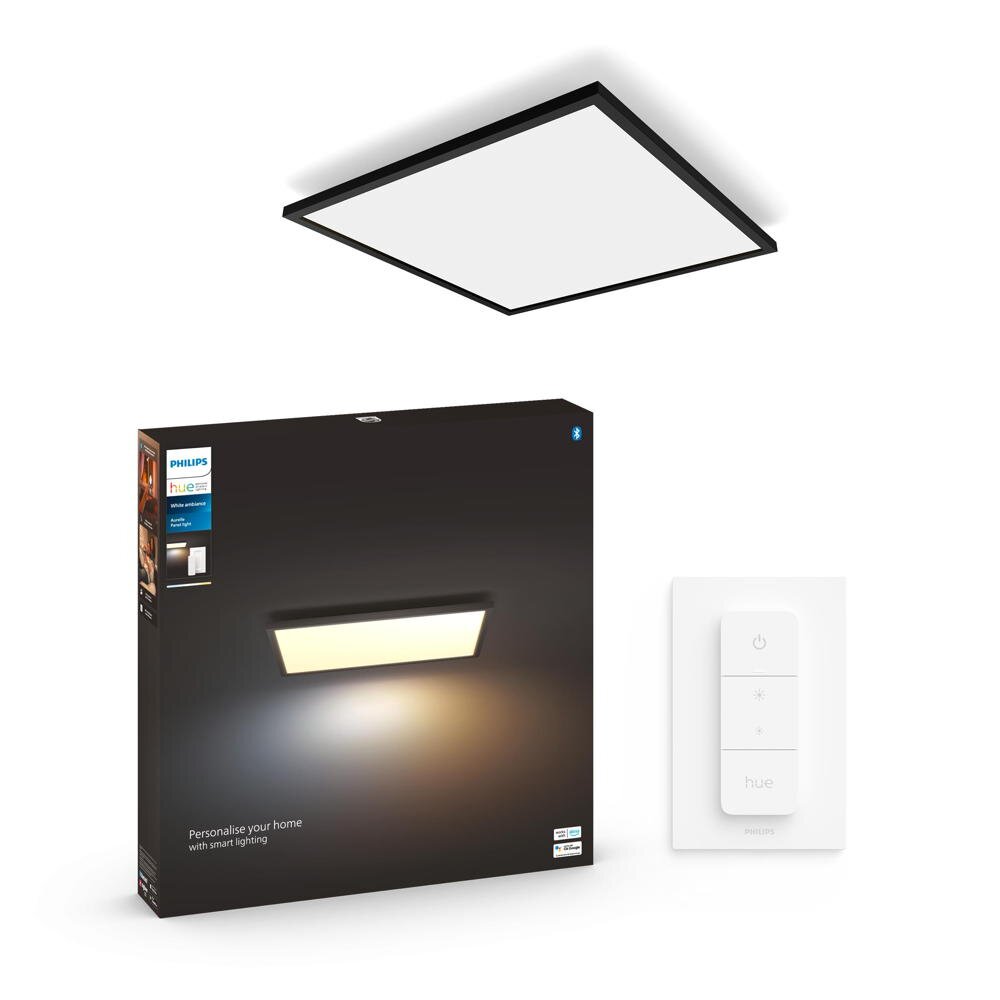 Philips Hue Bluetooth White Ambiance Panel Aurelle in Schwarz 39W 3550lm 600mm