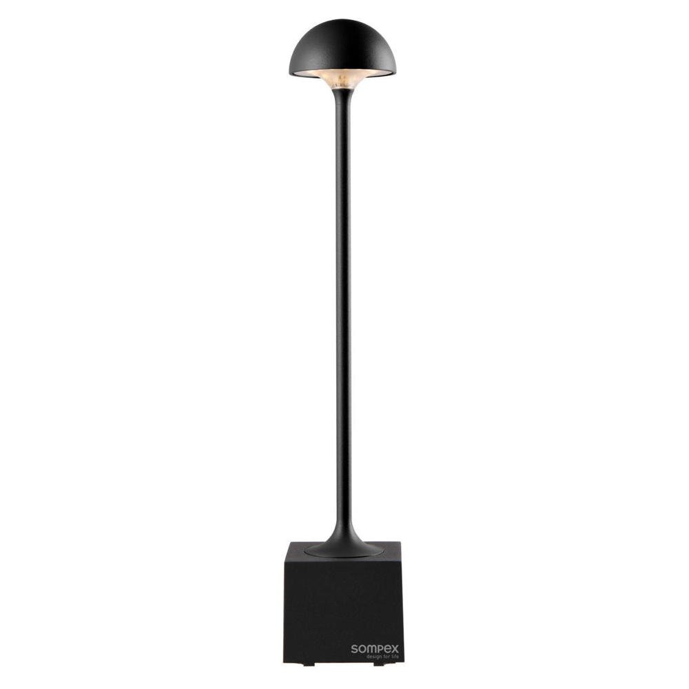 LED Akku Tischleuchte Flora in Schwarz 2,3W 247lm IP54 günstig online kaufen