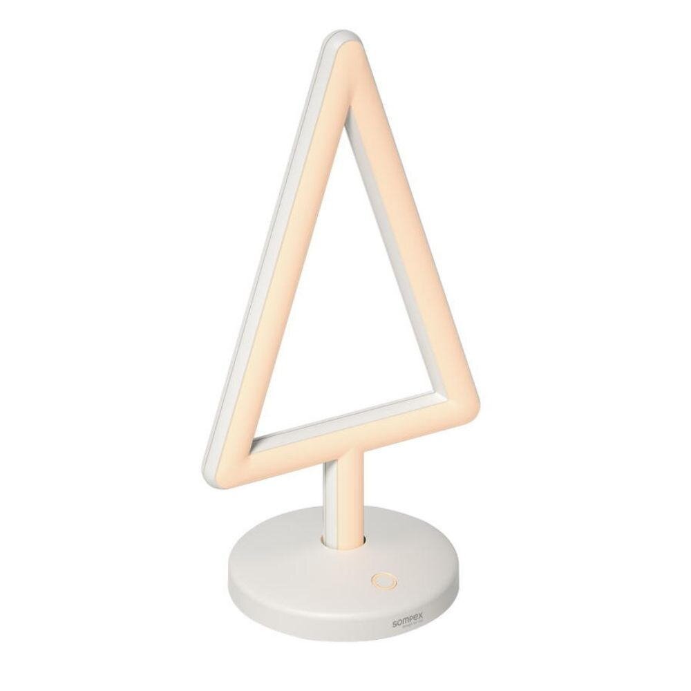 LED Akku Tischleuchte Triangle in Weiß 2,6W 100lm