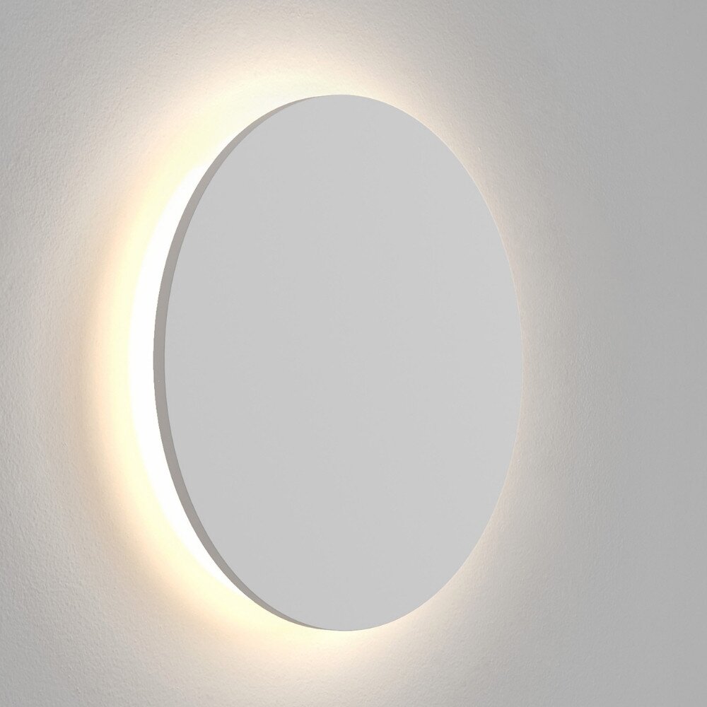 LED Wandleuchte Eclipse in Weiß 16,5W 685lm 3000K 350mm