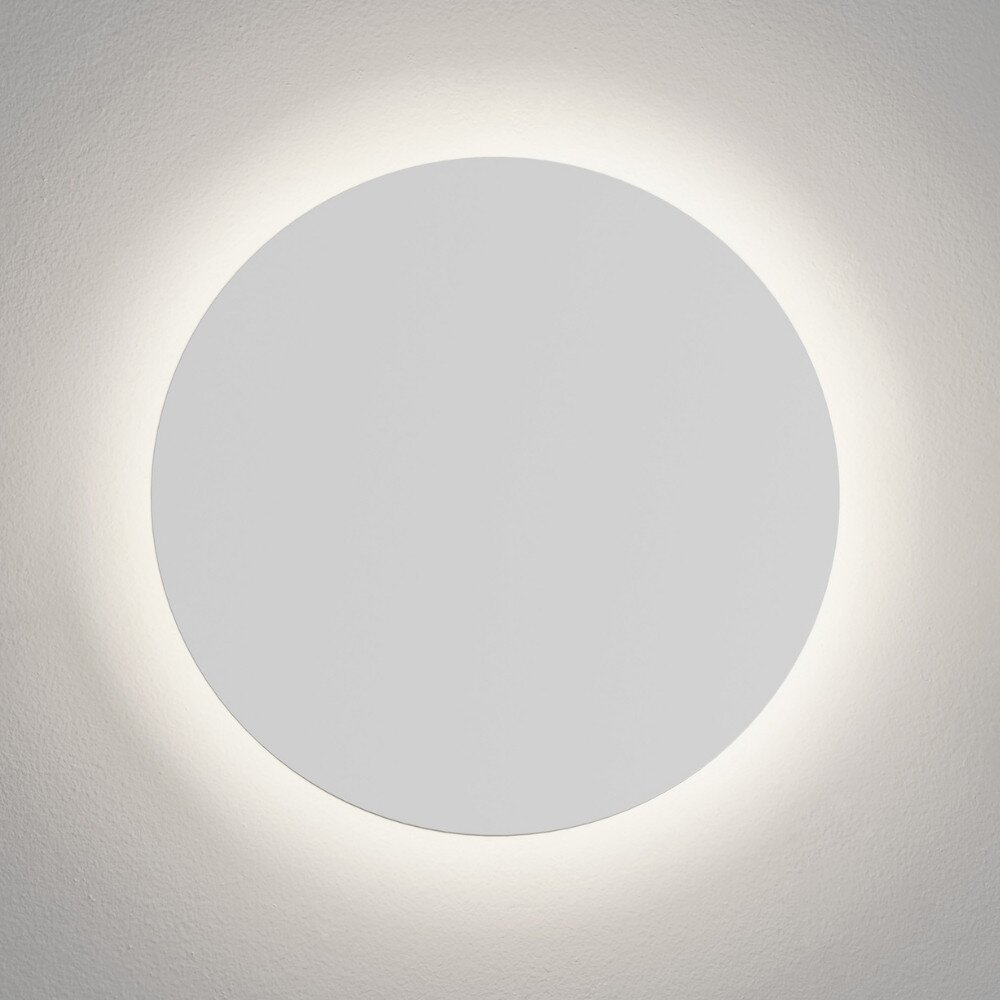 LED Wandleuchte Eclipse in Weiß 16,5W 685lm 3000K 350mm günstig online kaufen