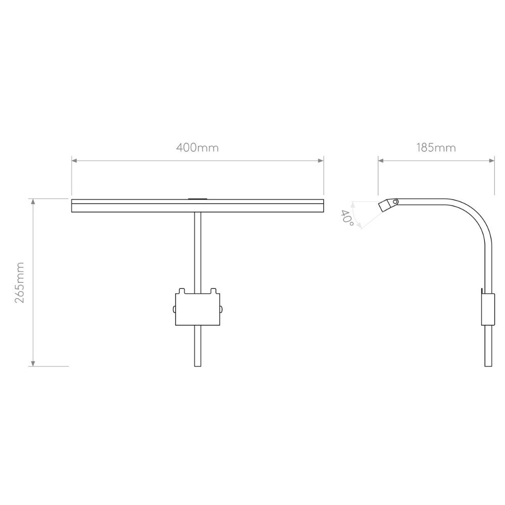 LED Bilderleuchte Mondrian in Bronze 4,5W 161,3lm günstig online kaufen