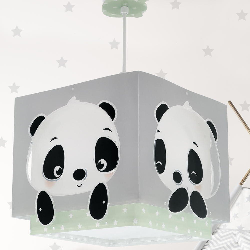 Pendelleuchte Panda Green in Grau und Weiß E27 günstig online kaufen