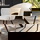 RINGO-Living Esszimmerstuhl Ece in Weiß aus Boucle 810x580x560mm