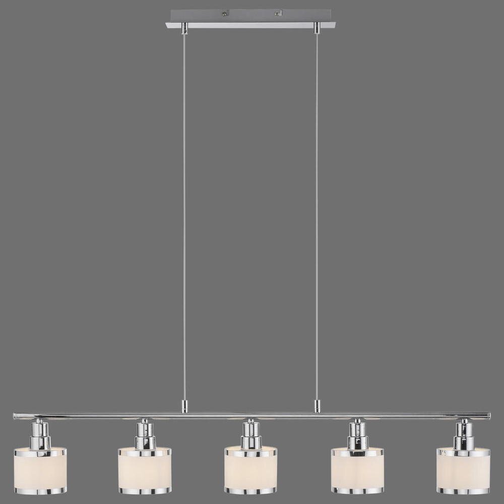 Pendelleuchte Accor in Chrom E14 5-flammig