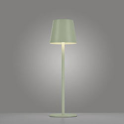 LED Akku Tischleuchte Euria in Grün 2x 1,25W 320lm IP54