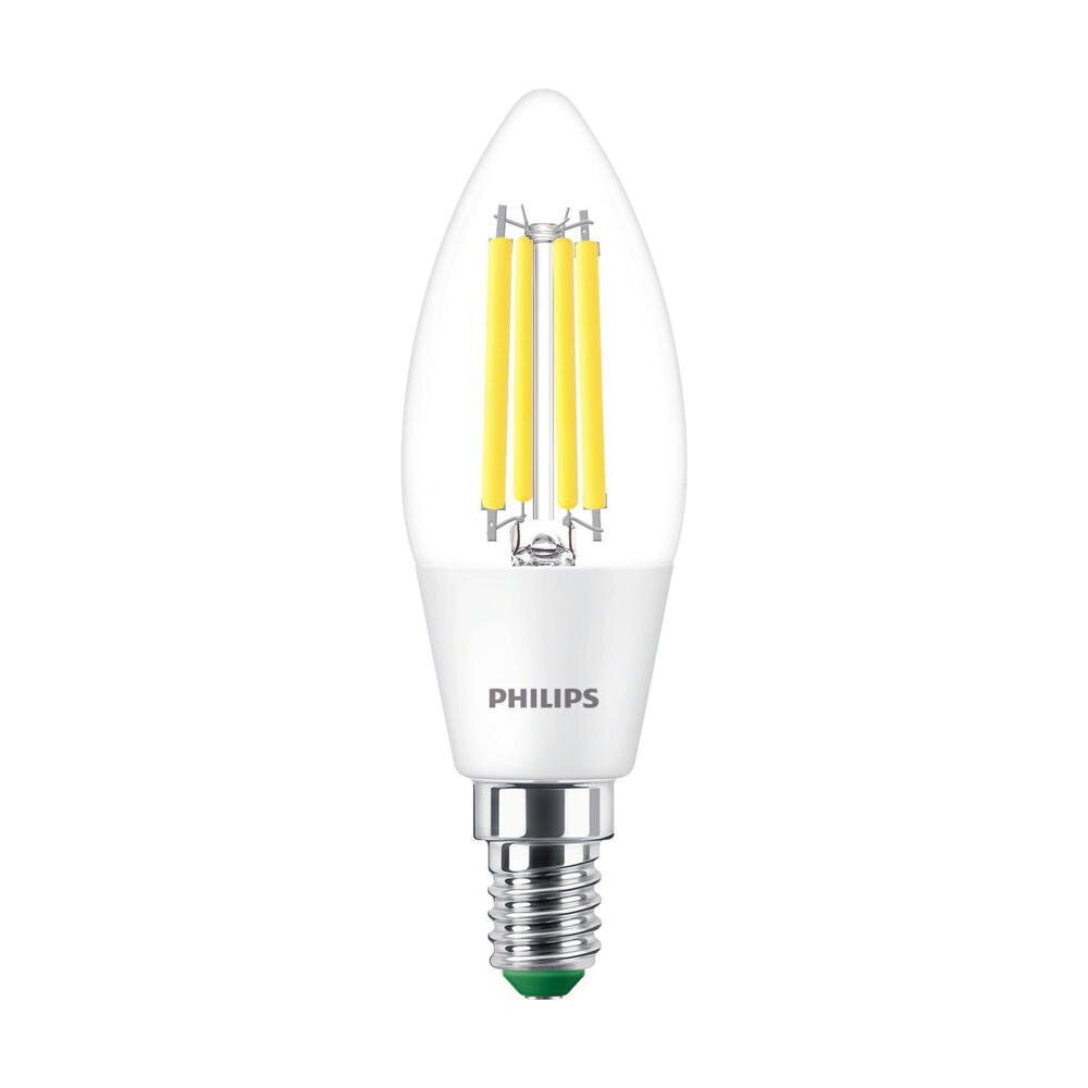 Philips Ultra Efficient LED Filament Lampe ersetzt 40W E14 Kerze - B35 2,3W günstig online kaufen