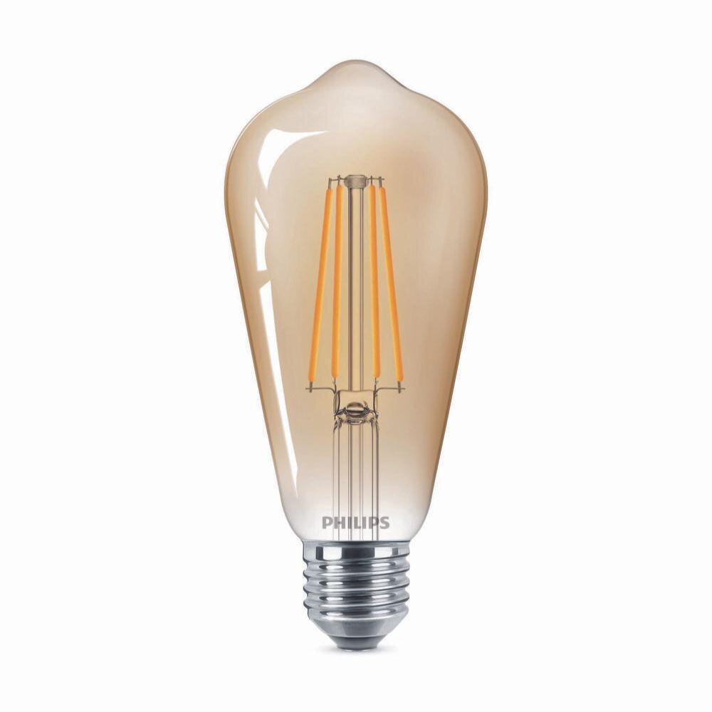 Philips Vintage LED Filament Lampe ersetzt 40W E27 ST64 Edisonform 7W 470lm günstig online kaufen