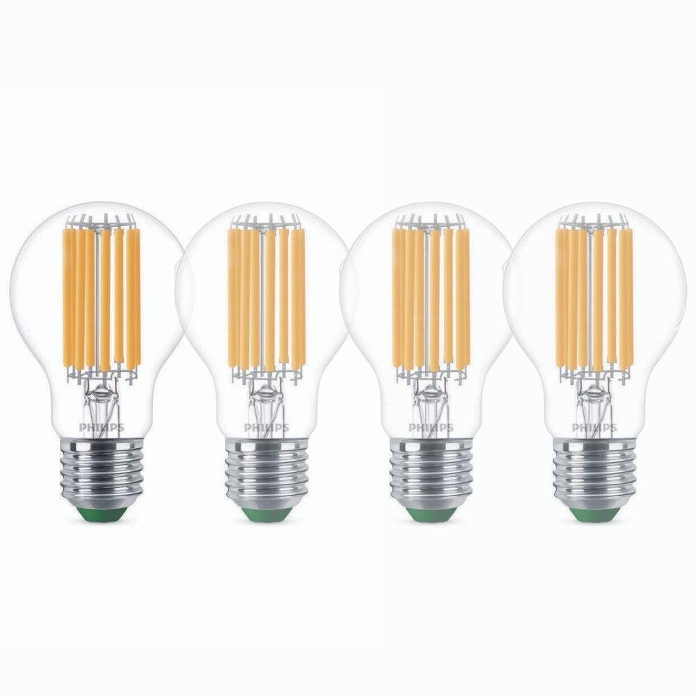 Philips LED Lampe E27 - Birne A60 7,3W 1535lm 2700K ersetzt 100W Viererpack günstig online kaufen