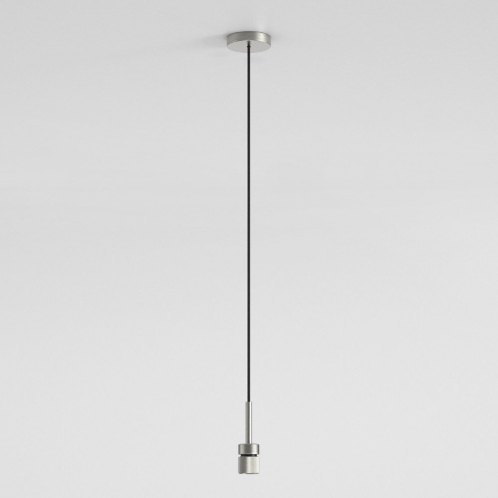 Pendelleuchte Suspension in Nickel-matt und Grau E27 238mm günstig online kaufen