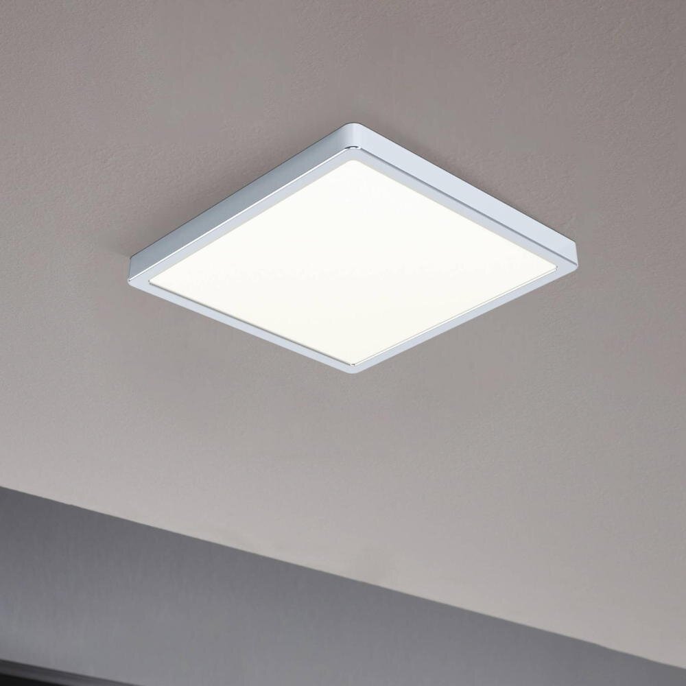 Eglo LED Deckenleuchte Fueva 5 chrom, 28,5 x 28,5 cm, IP44