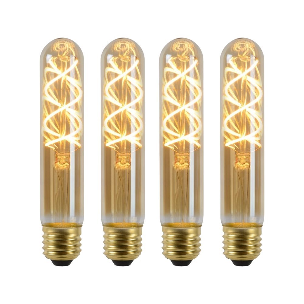 Vintage LED Lampe, dimmbar, E27, Röhre T30, Filament, 4,9W, 380lm, 2200K 4e günstig online kaufen