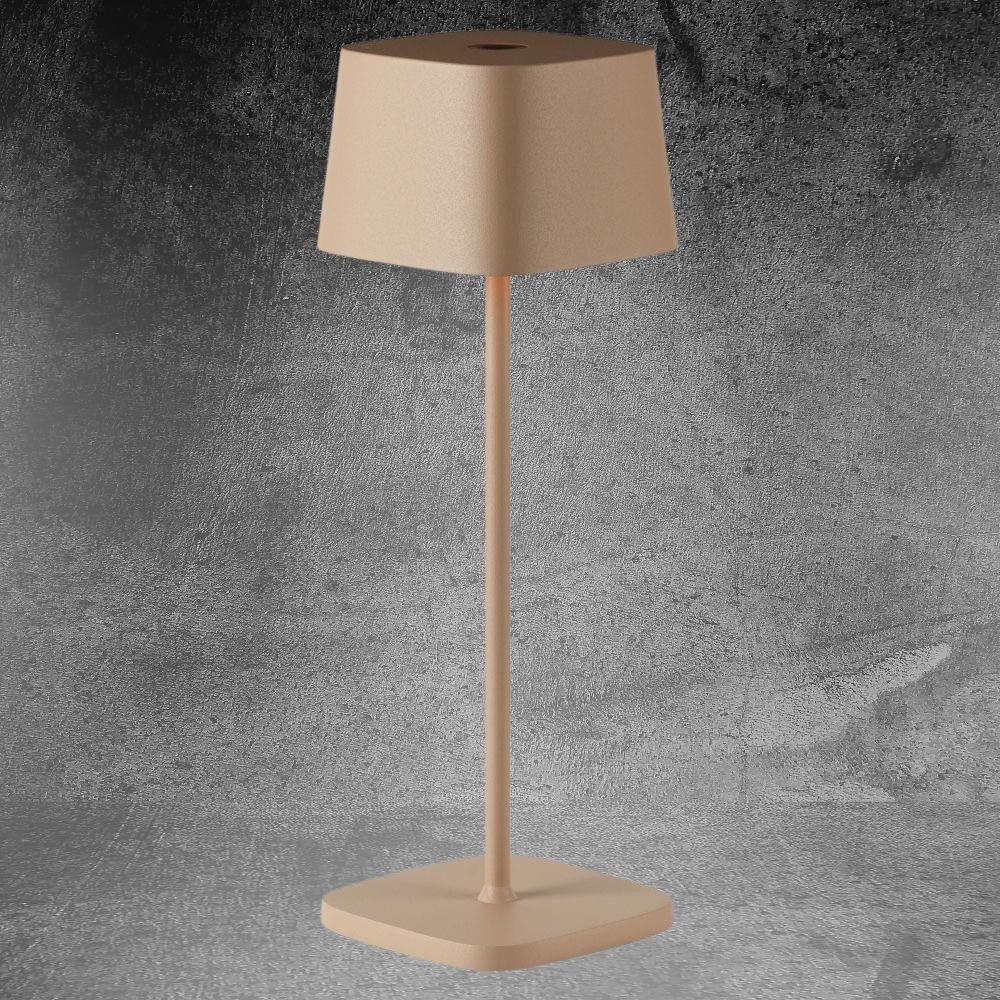 Zafferano Ofelia 3K Akku-Tischlampe IP65 sand günstig online kaufen