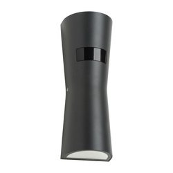 LED Wandleuchte in Graphit 2x 15W 3000lm IP65 mit...
