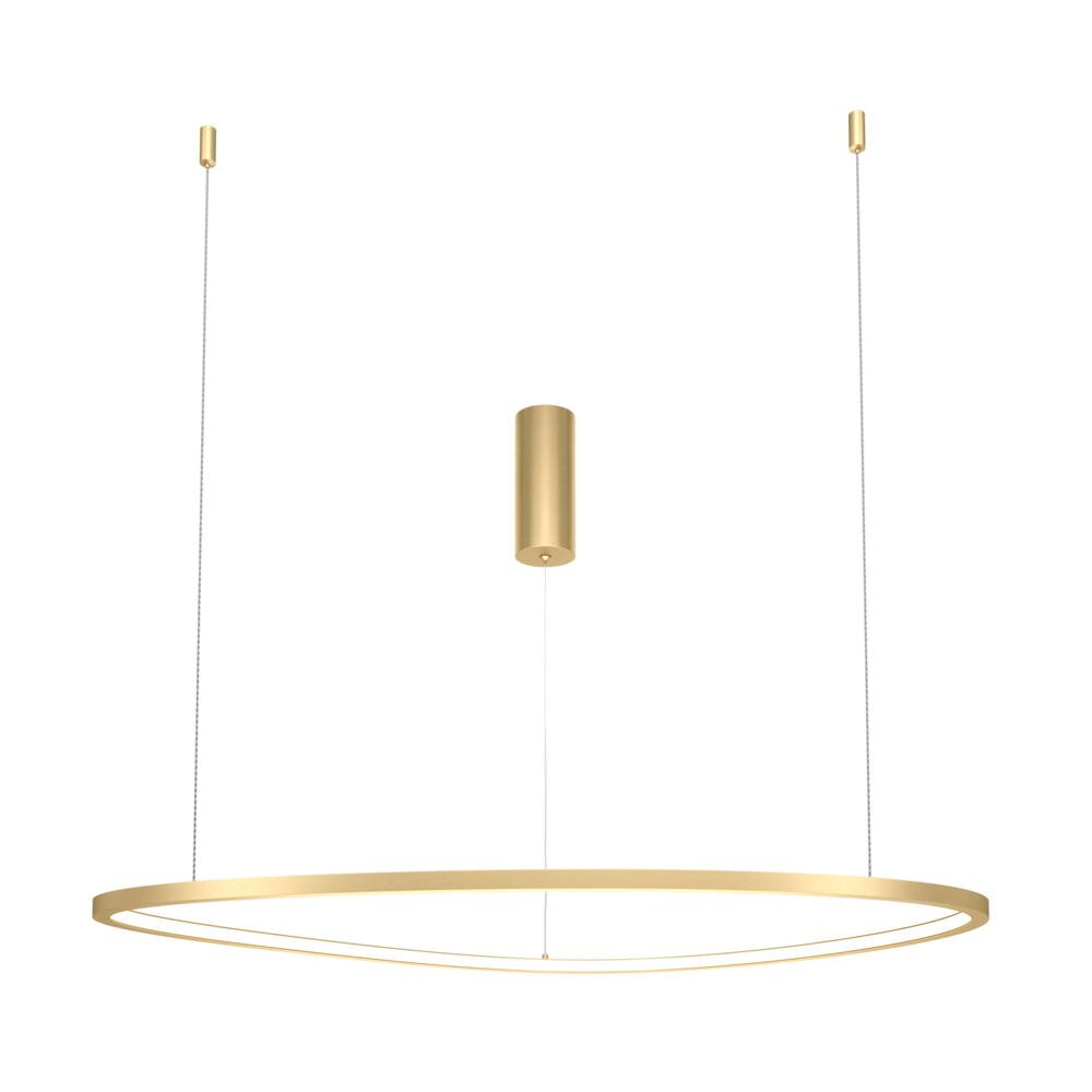 LED Pendelleuchte Glint in Gold 36W 2200lm 700mm günstig online kaufen